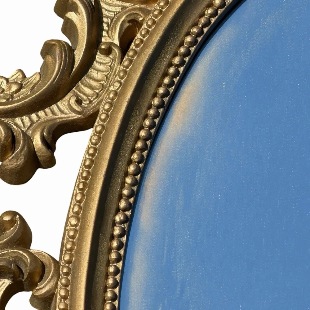 VTG Burwood Hollywood Regency Ornate Wall Mirror 32